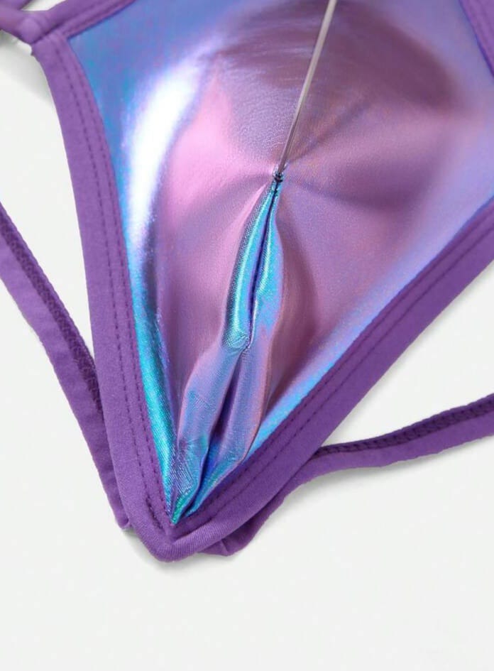 FANDY Men's DrisQ Laser Cut Out Bow Decor Briefs Underwear